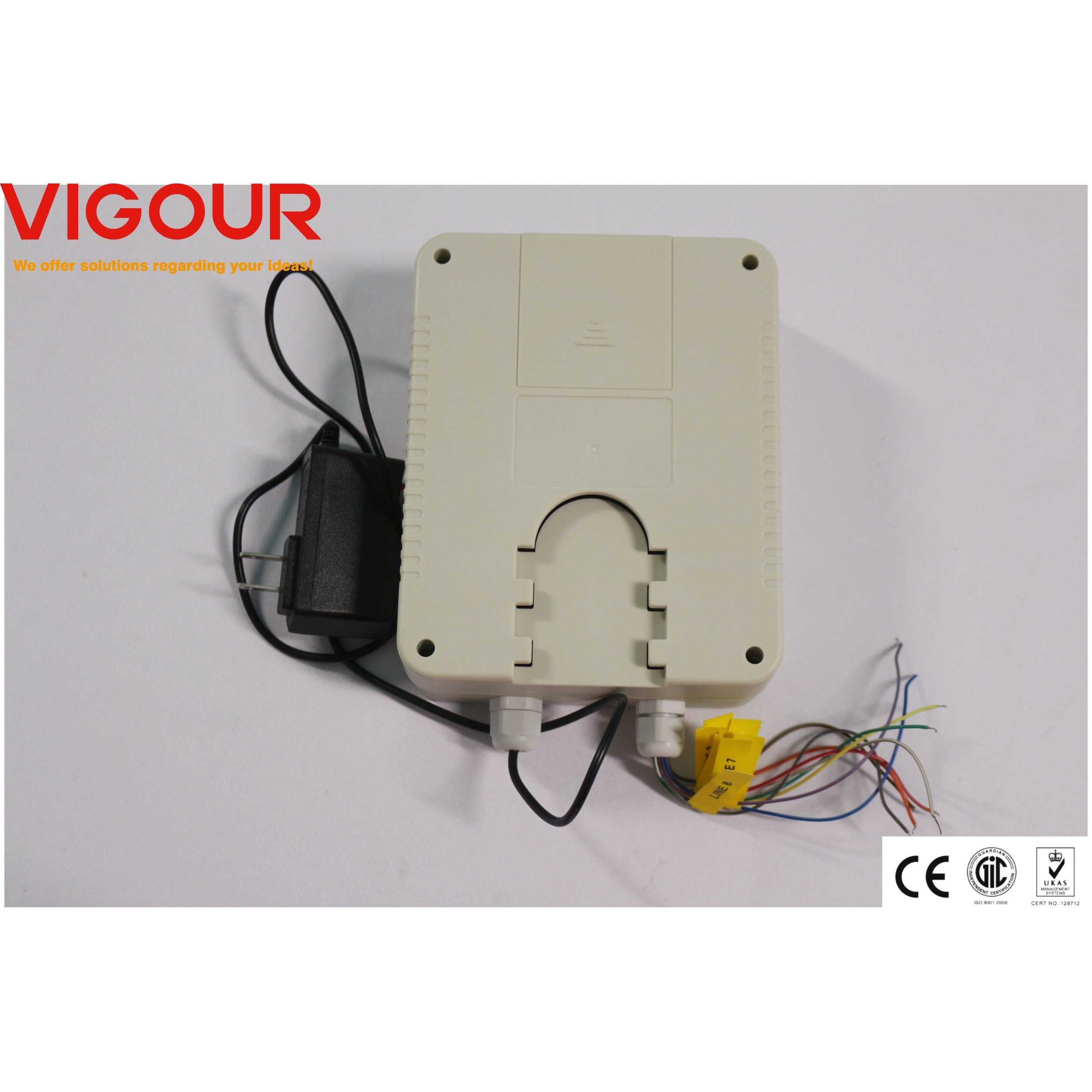 Mute button Connection for distance alarm Sound alarm LED light display 2-4-8 gas status alarm systems