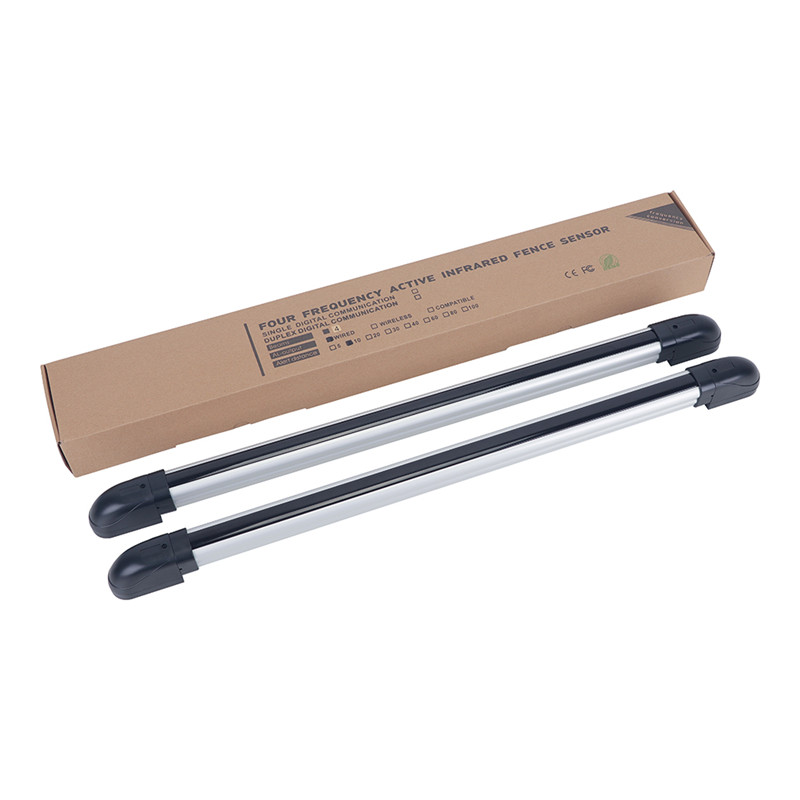 4 Beams Infrared Fence Detector Gate Alarm Barrier Fence Detector for Homes Offices Doors Window Security System