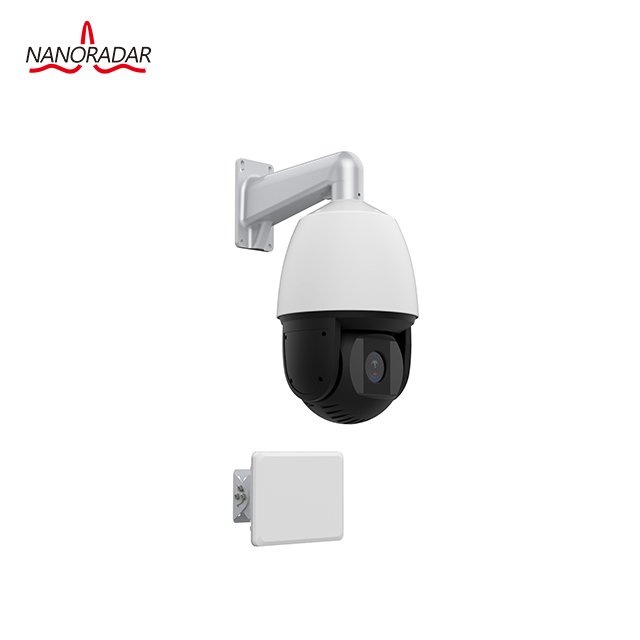 K band 12VDC radar video surveillance system with cctv camera, IP based security alarm system