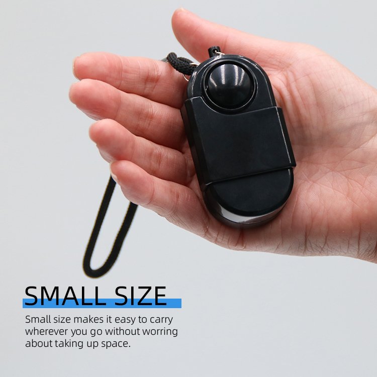 Wholesale Portable Emergency Personal Security Alarms Anti Rape Self Defense Keychain Personal Attack alarm with Led light
