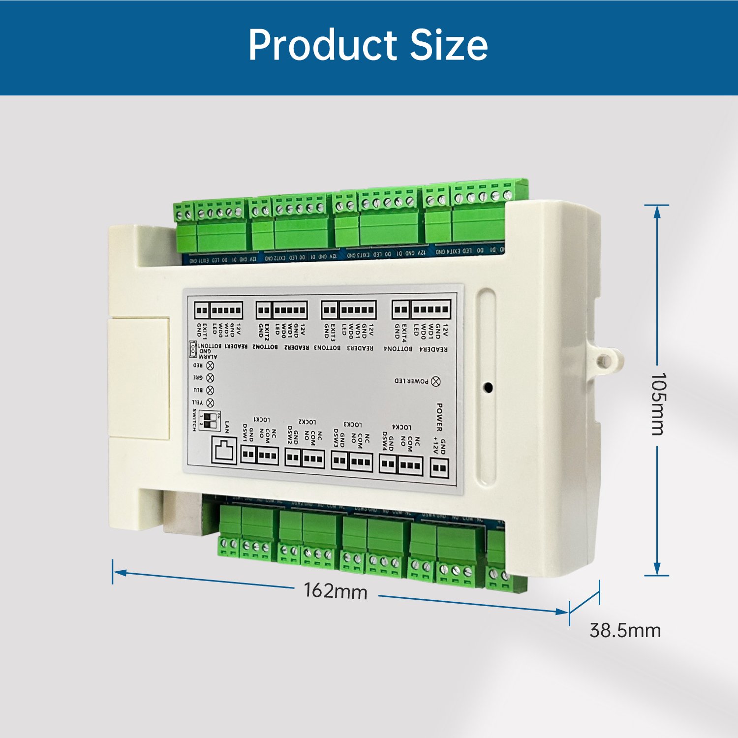 trudian 7 days of sampling TCP/IP Support multiple advanced access control functions 4 doors Wiegand multi-door controller