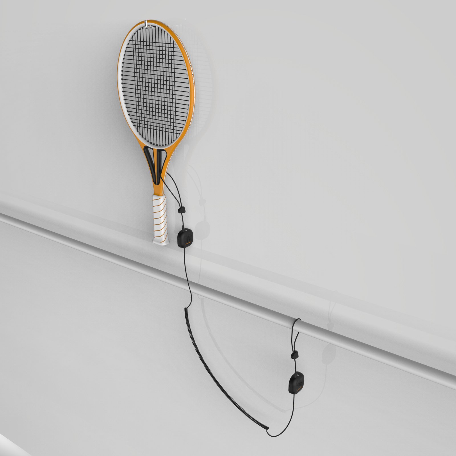 INSHOW A3020-D Garments Tether Locking Security Cable With Sound Alarm Anti Theft Cable Alarming Steel Rope