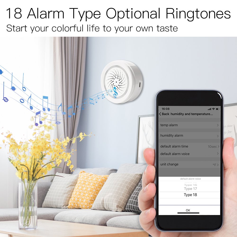 Tuya Smart Sound and Light Siren Alarm Wifi Trigger Alarm Smart Home Security System 100dB Loud Wireless Remote Control Alexa