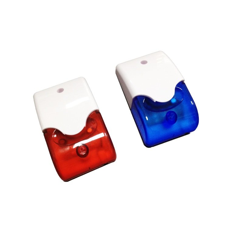 Mini Wired Strobe Siren 5V 12V 24V 220V Flashing Red Light Sound Alarm Siren
