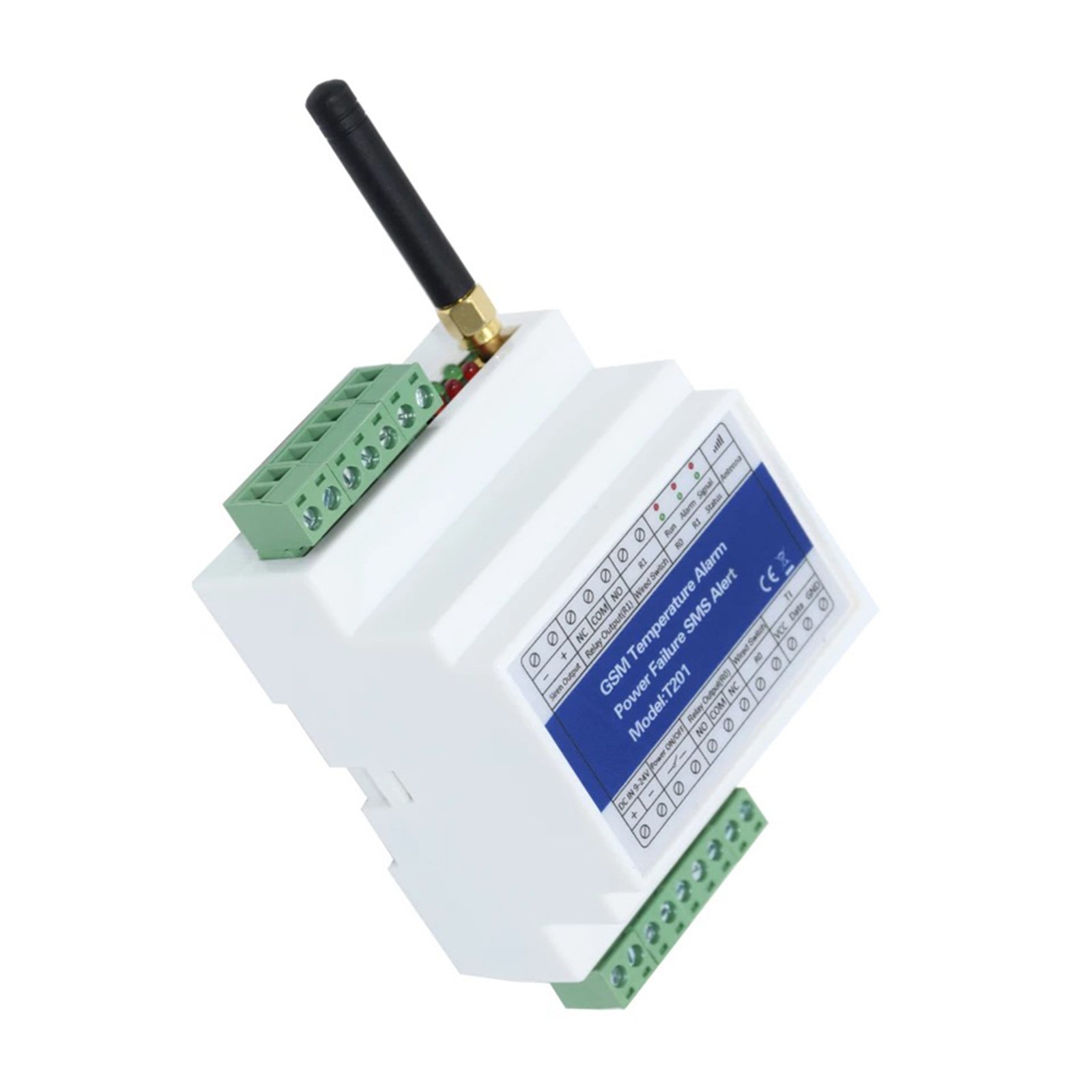 T201 GSM Remote Relay Switch Access Controller Smart GSM Temp Alarm Power Failure SMS Alert