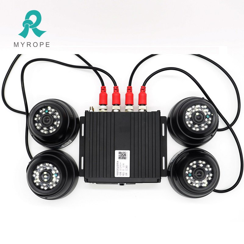 8CH MDVR 4G GPS 1080P AHD SD Card Car HDD SSD Mobile DVR Recorder Truck Security Monitor Truck Camera Alarm System