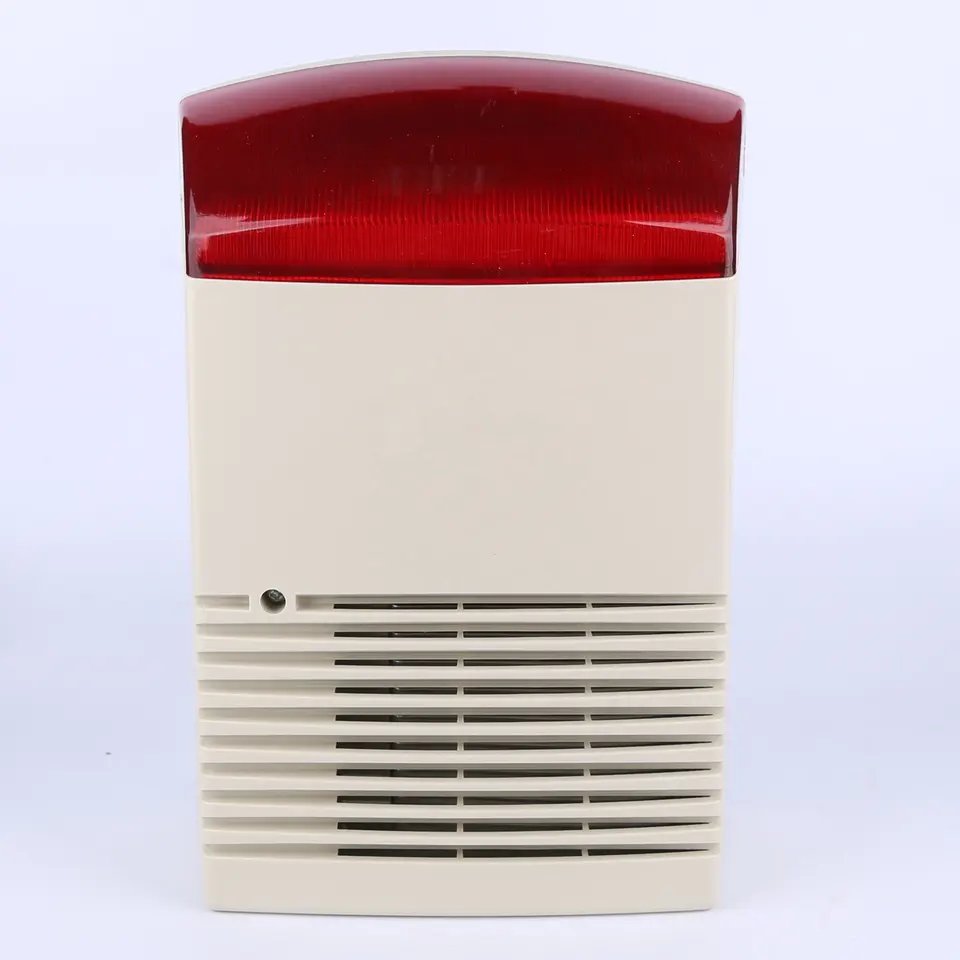 Outdoor 50w 128dB Siren Alarm System Security Alarm System For Wifi Home And Wireless Home Strobe Siren