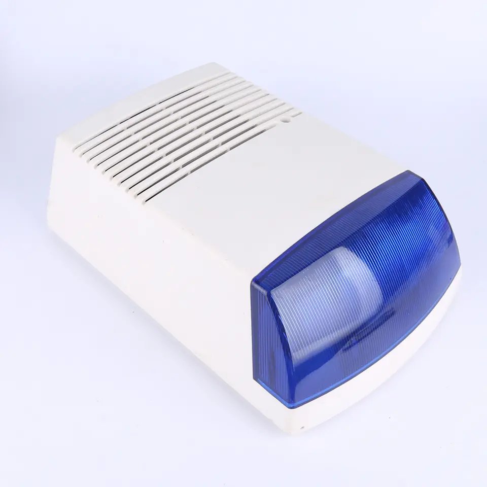 Outdoor 50w 128dB Siren Alarm System Security Alarm System For Wifi Home And Wireless Home Strobe Siren