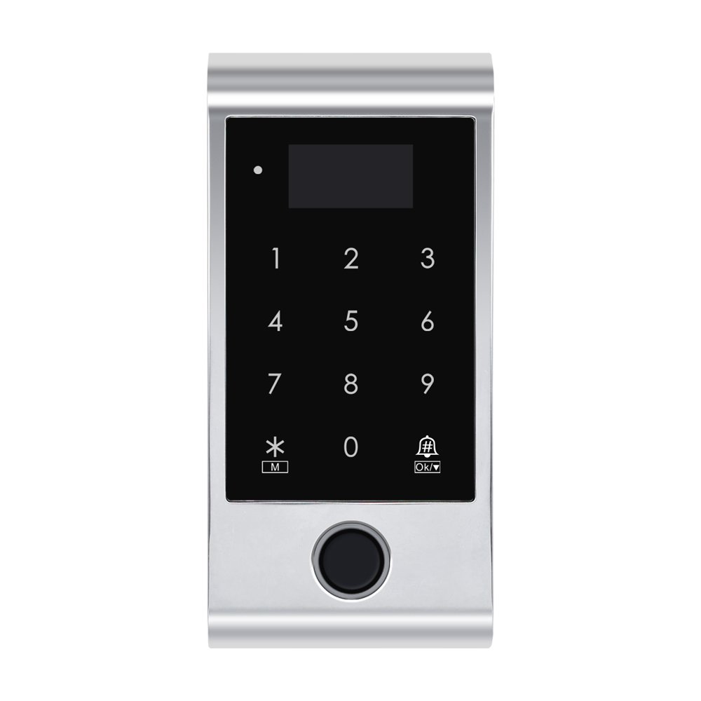 Outdoor IP65 Tuya Smart Biometric Fingerprint Reader RFID Access Control System Keyless Digital Keypad with OLED Display