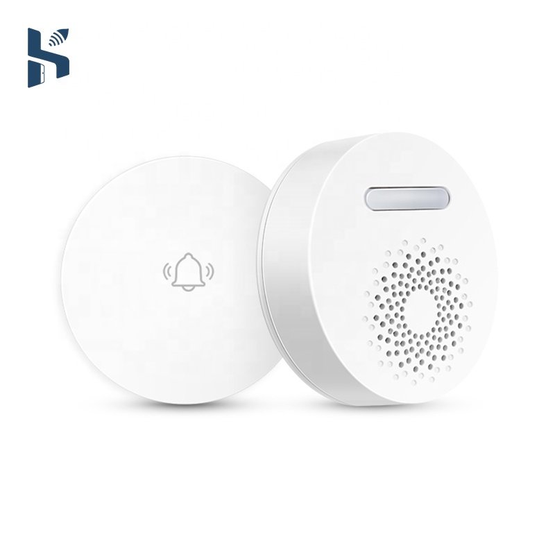 Wireless self powered doorbell intelligent home caller 433MHz doorbell alarm system EU UK US standard speaker