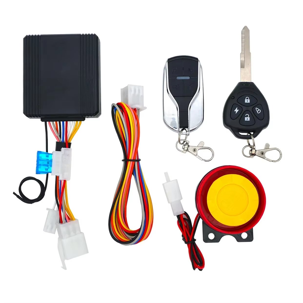 Unlock Automatic Burglar alarma para moto Remote Control Burglar motorcycle Alarm System 12V Motorcycle Immobilizer Motorbike