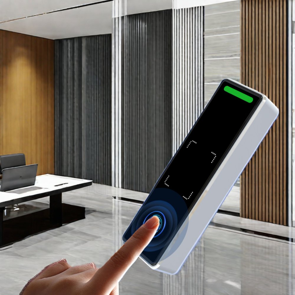 Thinmoo 44mm ultra-narrow design WiFi Fingerprint Access Control with Cloud platform and APP
