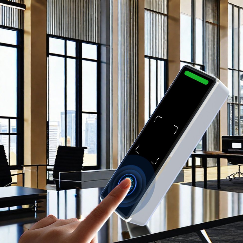 Thinmoo 44mm ultra-narrow design WiFi Fingerprint Access Control with Cloud platform and APP
