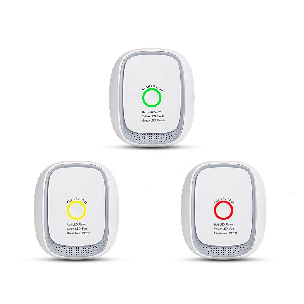 New design Smart home system combustible ch4 natural gas alarm detector wireless tuya wifi gas detector