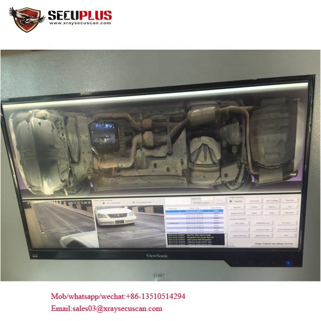 UVSS Car Bomb Detection Under Vehicle Scanning System for border, seaports with blacklist car alarm systems