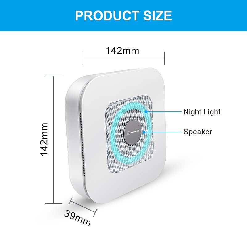 Daytech Mini Anti Alexa Support Battery Burglar Alarm Smart 4G Wireless SOS Alerts Tuya with Magnetic PIR Motion Sensors