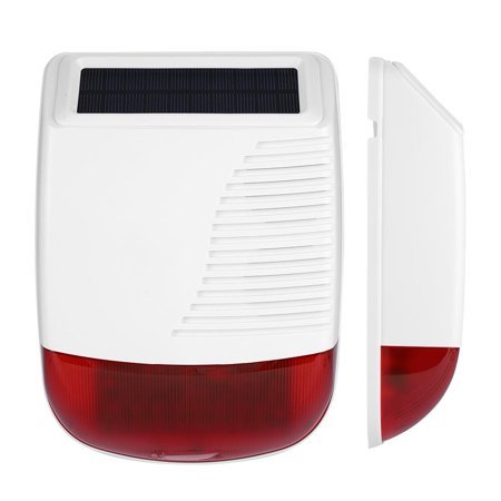 2022 new arrival 433mhz Wireless outdoor solar Siren with 433mhz working tuya alarm system