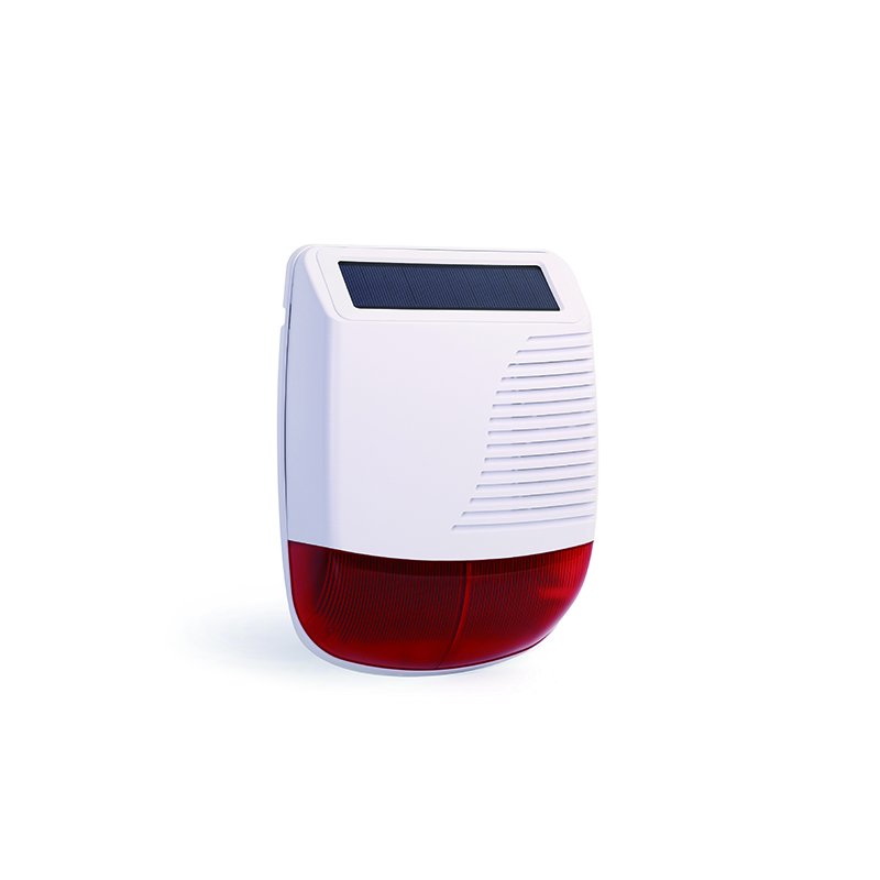 2022 new arrival 433mhz Wireless outdoor solar Siren with 433mhz working tuya alarm system