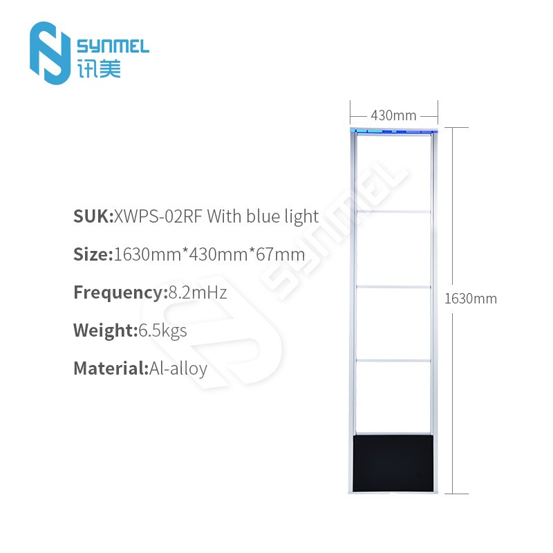 Synmel EAS Security Label Detection Retail Anti Theft Security Systems Alarming RF Detection EAS System Antenna Gate