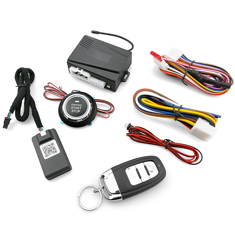Car Alarm Remote Control PKE Car Keyless Entry Engine Start Alarm System Push Button Remote Starter Stop Auto