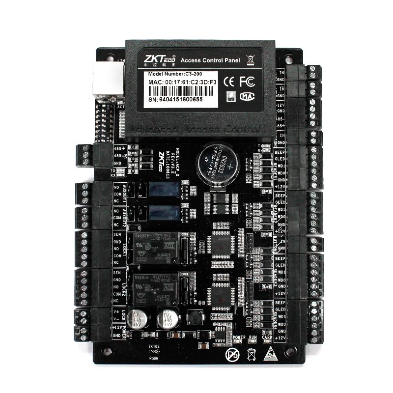 Network TCP/IP multi Door Access Control system zk C3 access controller support rfid reader wiegand26/34