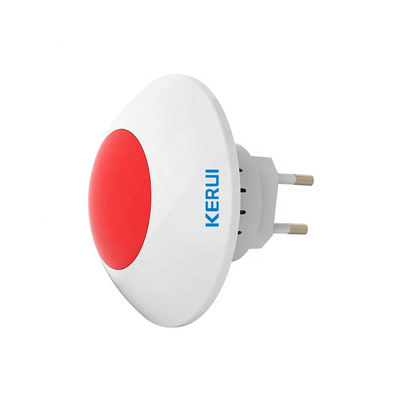KERUI Wireless Multi function Strobe Siren 110dB loud alarm 4 Lights 433MHz Remote control DIY Home security Alarm System