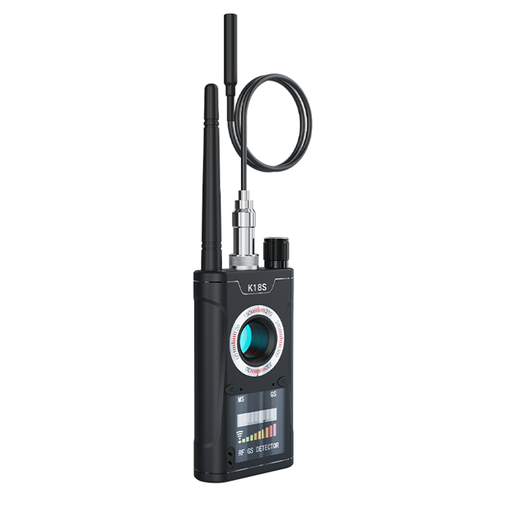 K18s Multi-Function Anti-Camera Detector GPS Signal & RF Spy Tracker Eavesdropping Gadget Bug with Alarm System for Home Use