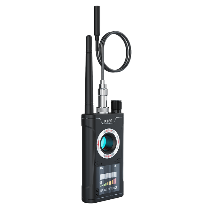 K18s Multi-Function Anti-Camera Detector GPS Signal & RF Spy Tracker Eavesdropping Gadget Bug with Alarm System for Home Use