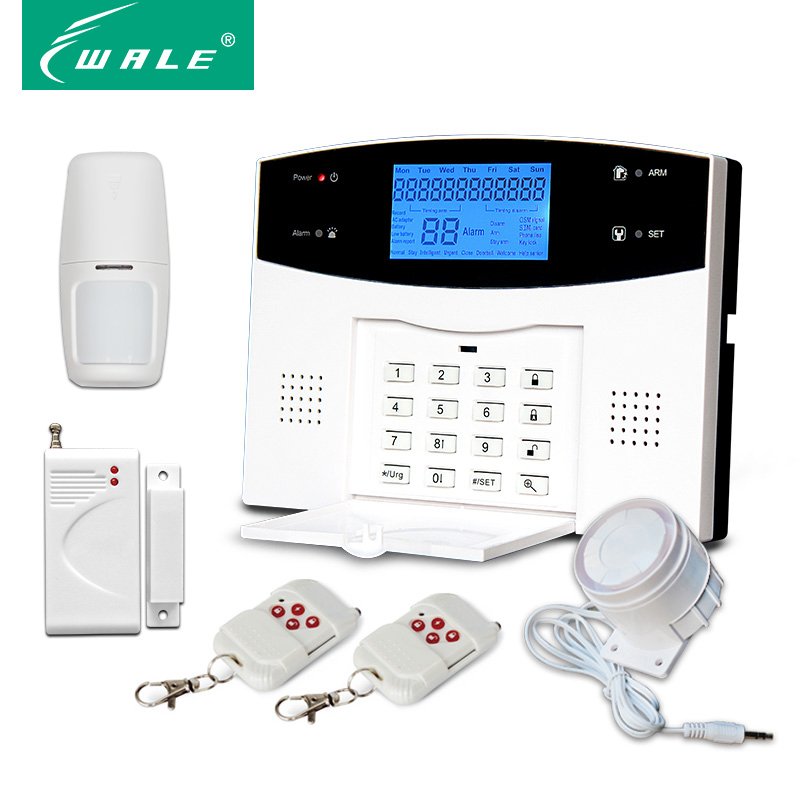 High quality Wireless Home Security System Wireless Home Alarm kit/Sim Card GSM Burglar Alarm with remote and APP control