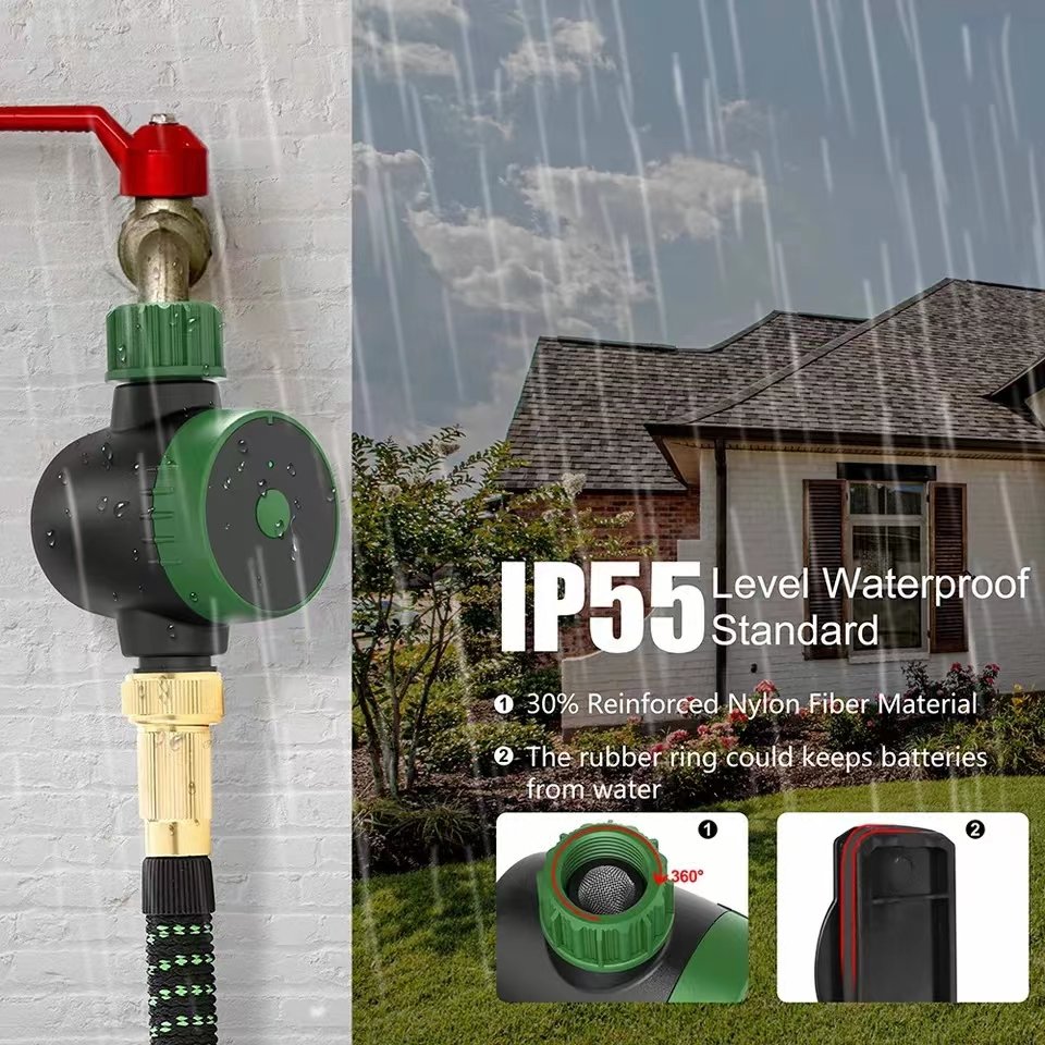 SZMYQ Smart Home Automation System Tuya APP Remote Control Rain Delay Function WiFi Detect Water Timer for Irrigation
