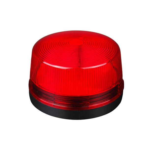 High Quality Security Wired Alarm Strobe 12v RED Color Motorcycle Flashing Warning Led Strobe Light Alarm