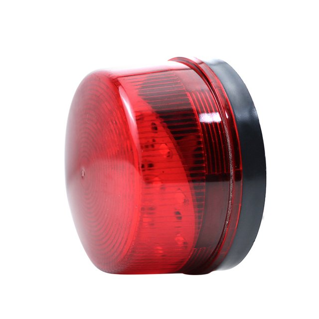 High Quality Security Wired Alarm Strobe 12v RED Color Motorcycle Flashing Warning Led Strobe Light Alarm
