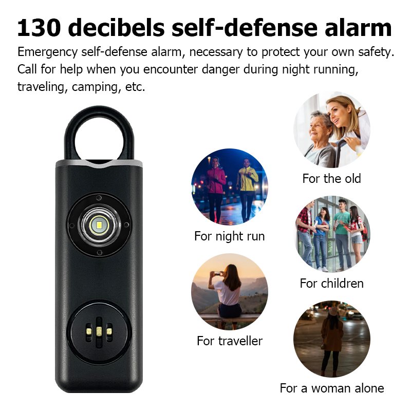 Wholesale Emergency Protection Self Defense Alarm ABS Personal Safety Alarm Wireless SOS Alarm Portable Button With Panic Button