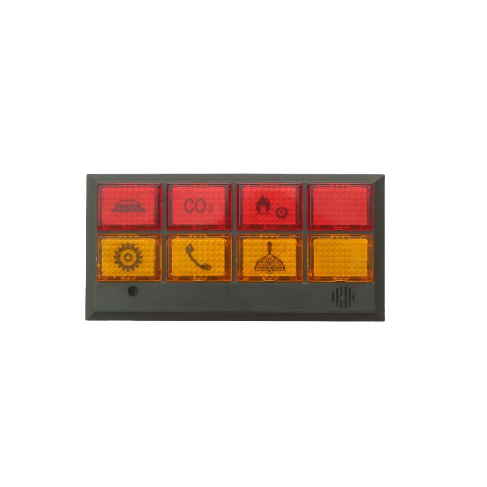 Marine engine room alarm indicator