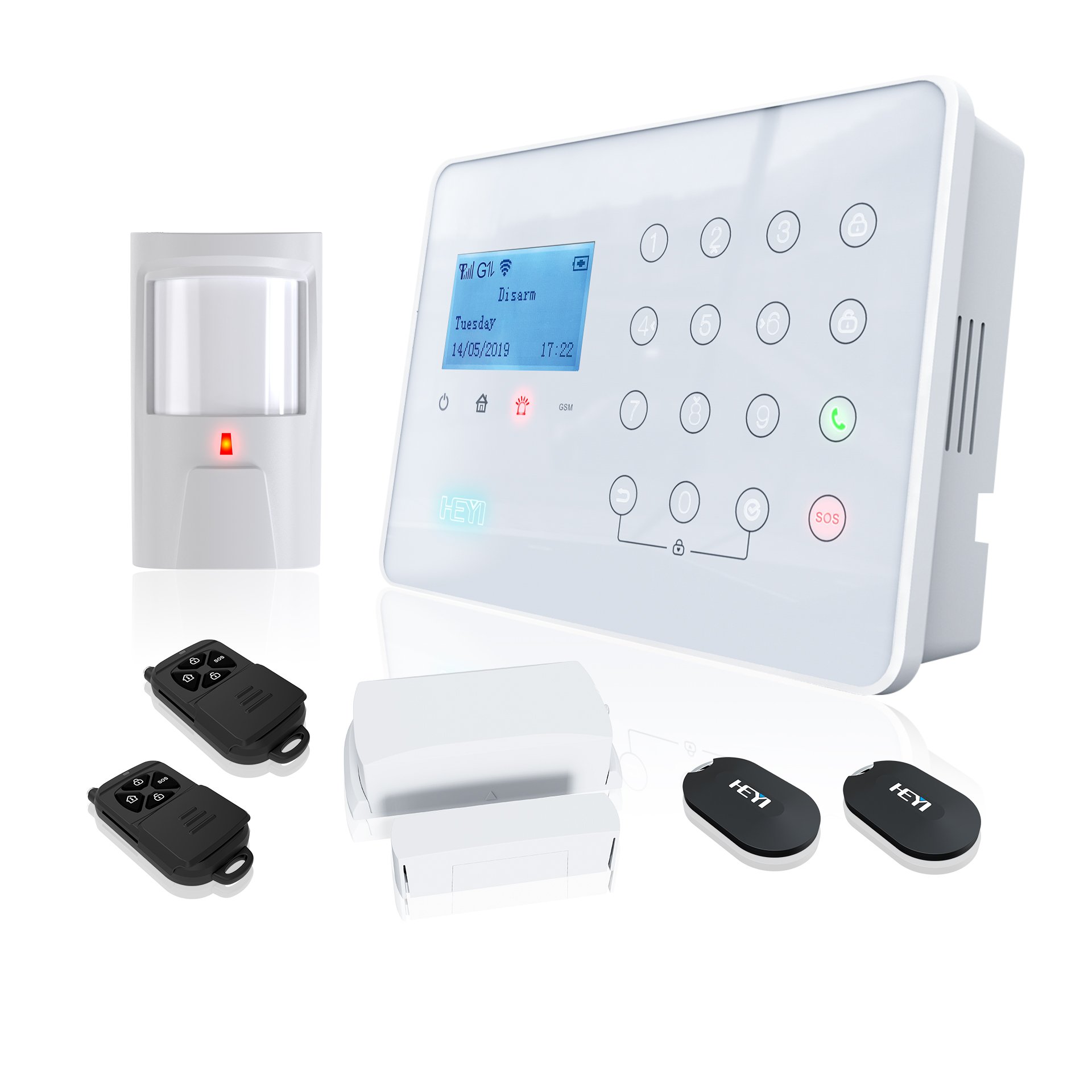 OEM ODM RFID APP Indoor Anti Theft Smart Intruder Wireless House Security Tuya Burglar Wifi 4g GSM Home Alarm System Kit