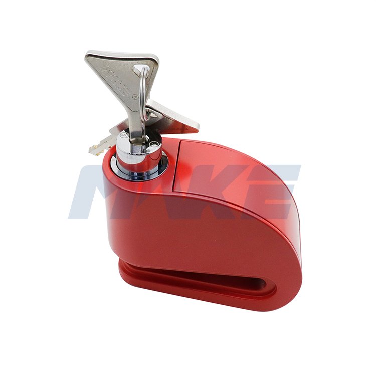 MK619 Motorcycle Anti Theft Bike E-bike Lock Push-Down Locking Mechanism Disk Brake Alarm Disc Lock Braking System