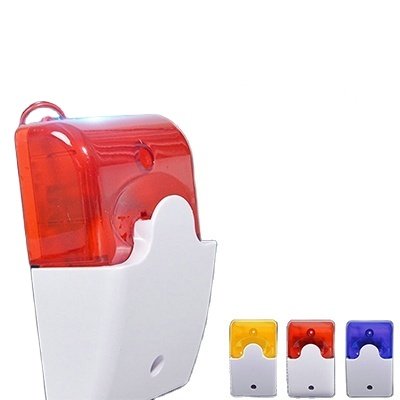Strobe warning Light piezo Siren Indoor Outdoor Siren 12V Work For GSM PSTN Home Security Voice Burglar Alarm System