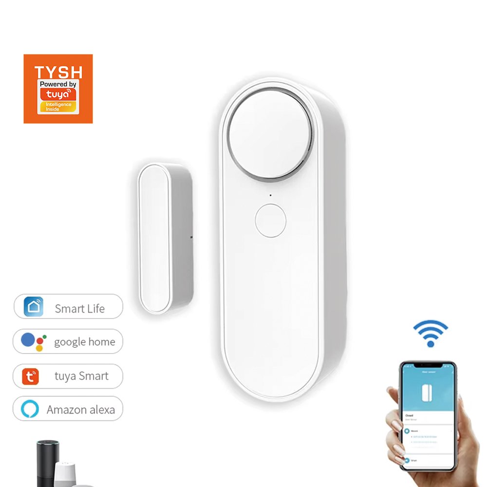 TYSH Home Security Alarm System Tuya Smart Alarm Wifi Multi-function Door Windows Sensor