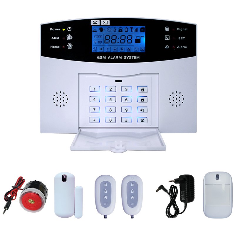 The factory sale WIFI/GSM/3G/ wireless LCD display home security camera system UM-G500