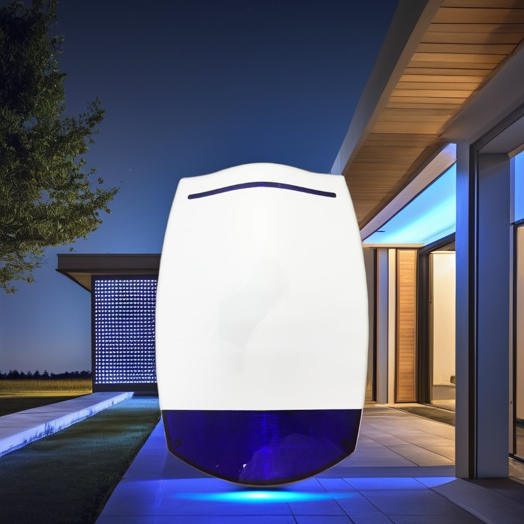5C-100 Loud Siren Strobe Light Indoor/Outdoor Intrusion Detection Home Security Alarm System