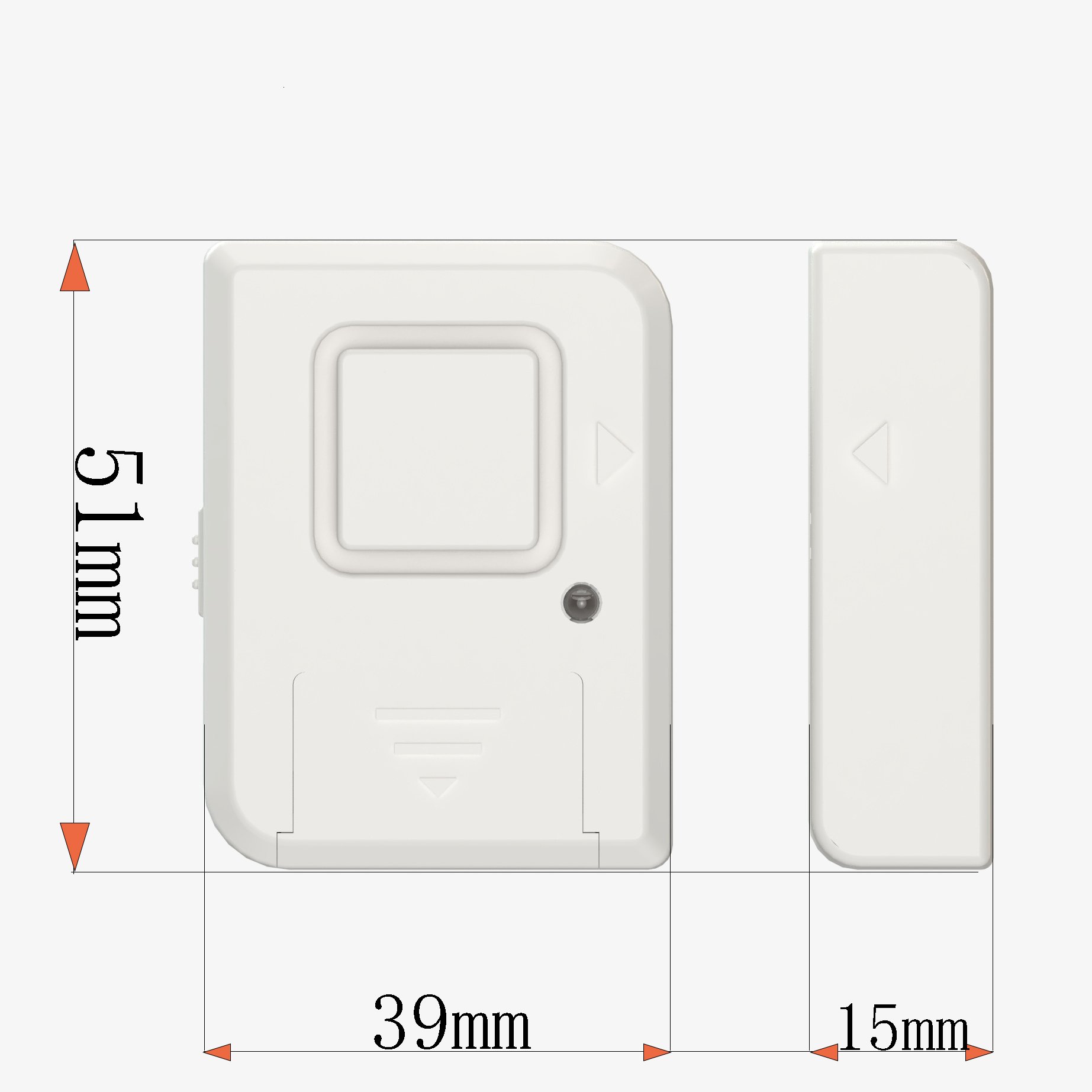 120DB Siren Sound Alarm Safety Magnetic Door Sensor Widely Used for Home Shop Office Security Protection Made of Metal