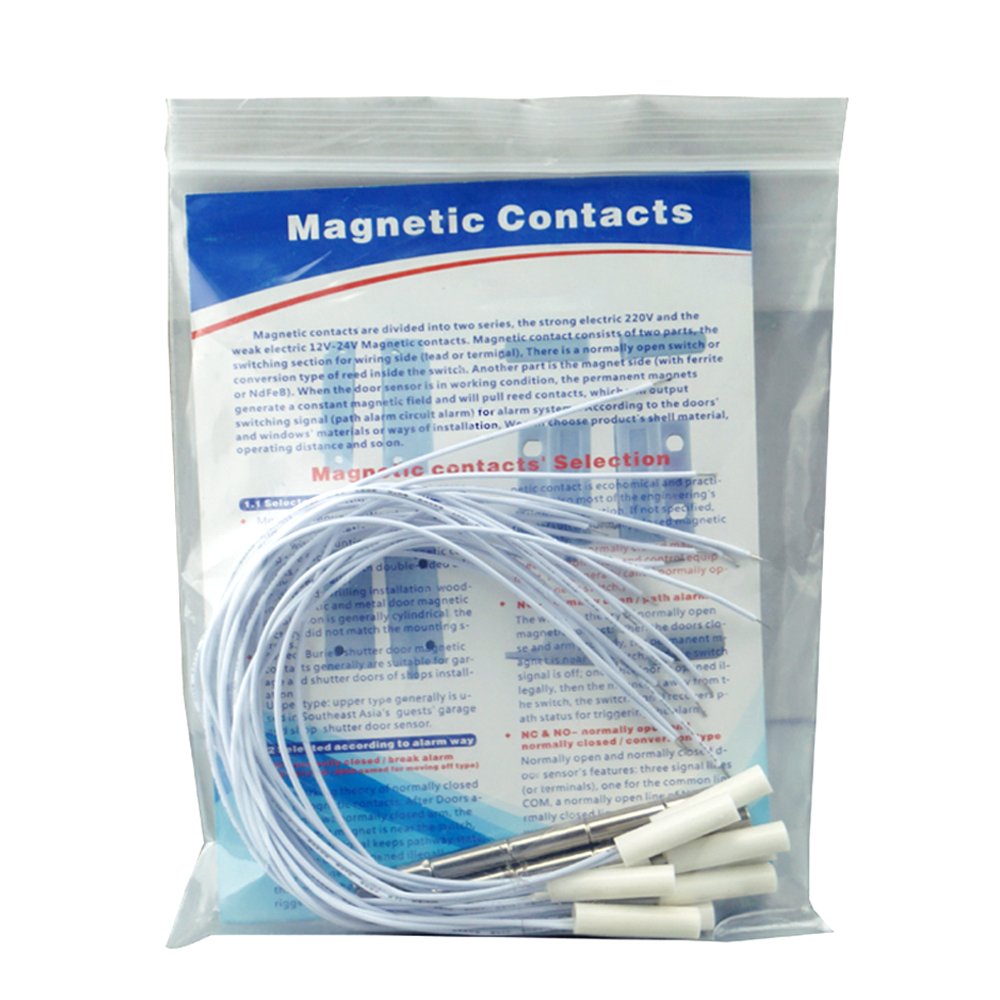 Mini Size Abs Shell Recessed NO/NC mode optional Magnetic Switch Sensor For Automatic Door Window Alarm System