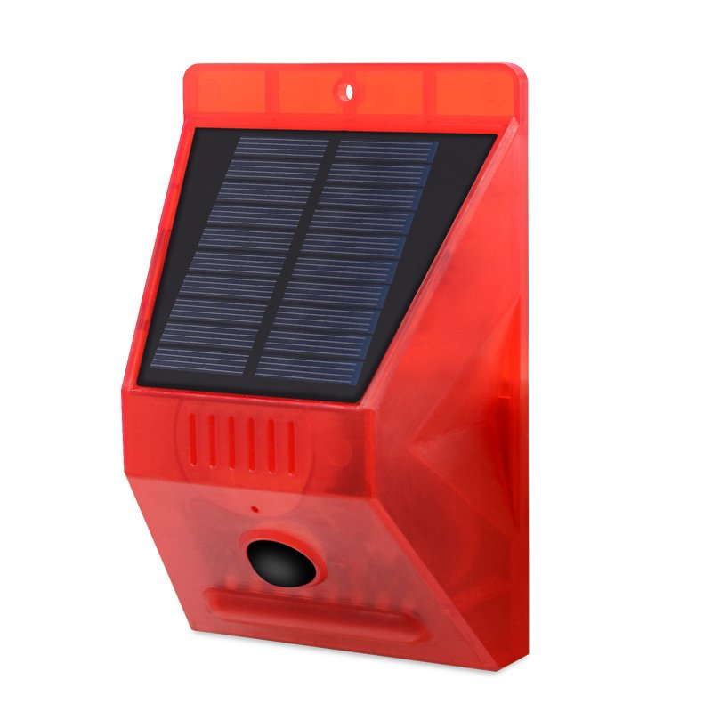 365 days 24 hours Standby solar energy Infrared Human Body Induction Home Solar Security Light Tamper Movement Alarm System