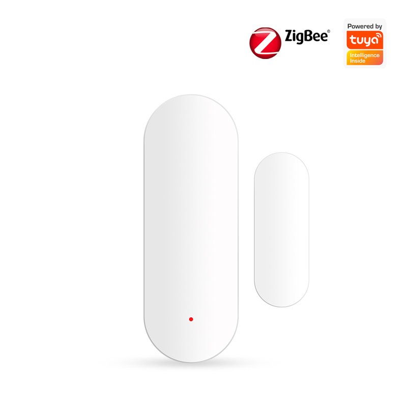 Tuya Zigbee 3.0 Window Detector Smart Automatic Home Security Alarm System Wireless Alexa Google Garage Door Sensor