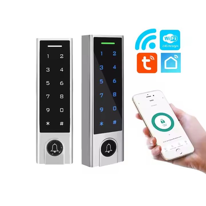 IP66 waterproof RFID Access Control WiFi Keypads Metal Door Access Control System With Tuya App