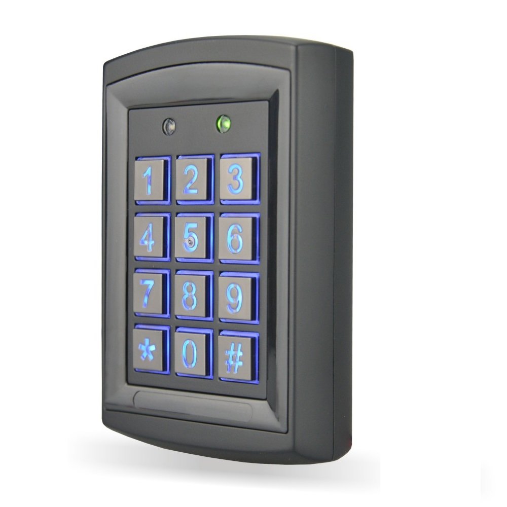 new waterproof Access Control Keypad Metal outdoor Standalone Access Control Keypad card PIN code access 125khz