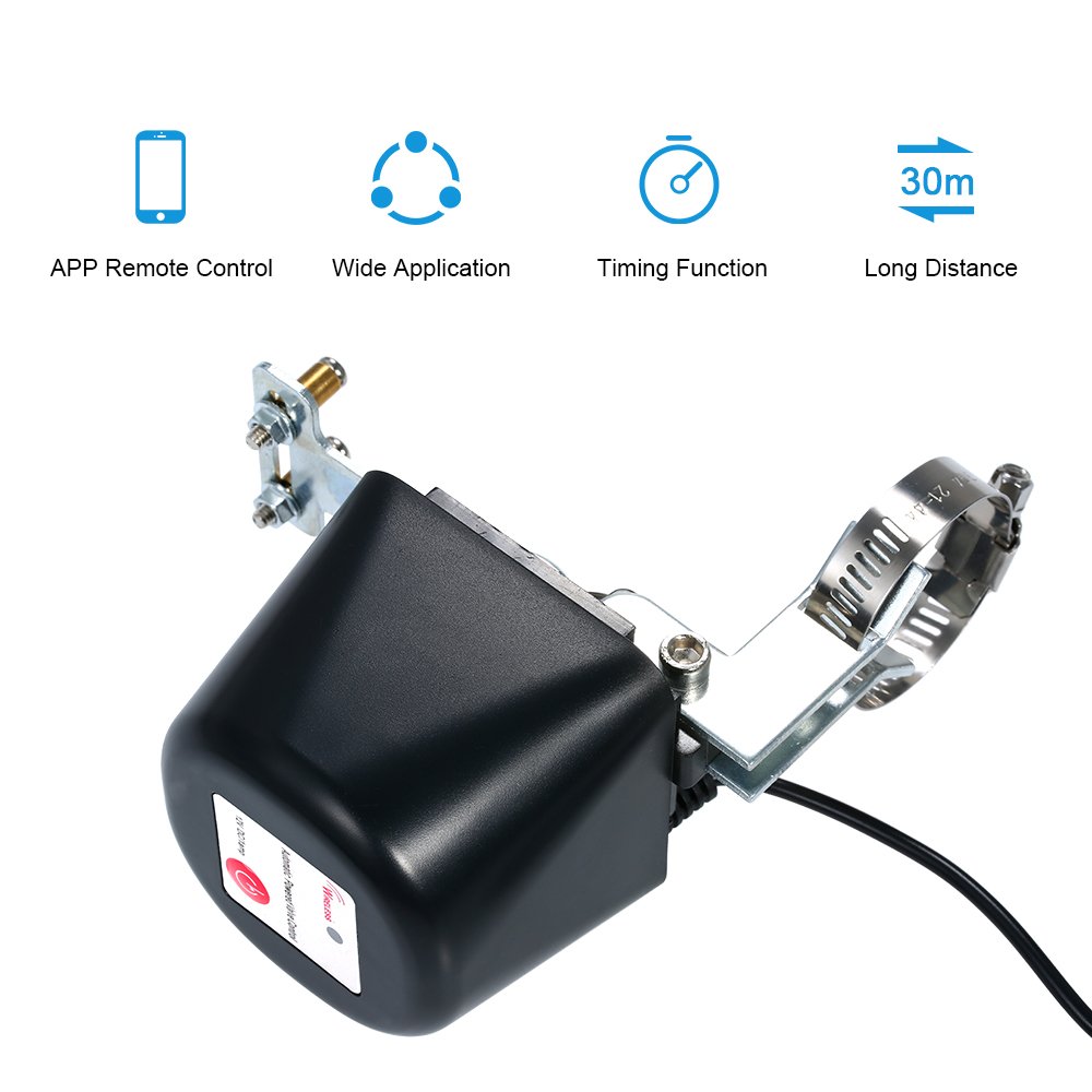 SZMYQ Smart Home Automation System Shut Off Controller Tuya APP Remote Control WiFi Gas/Water Auto Valve