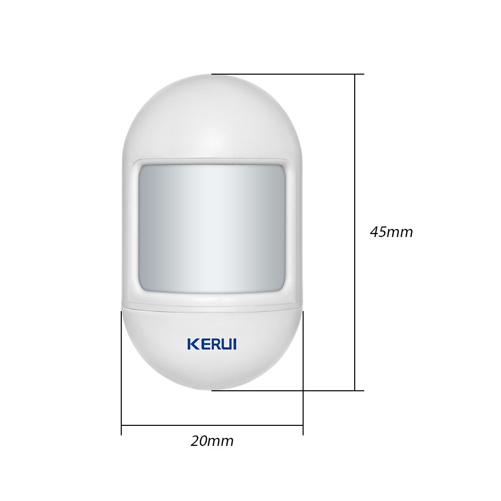 KERUI P831 Wireless Mini PIR Motion Sensor Alarm Detector With magnetic swivel base For G18 W18 Home Security Alarm System