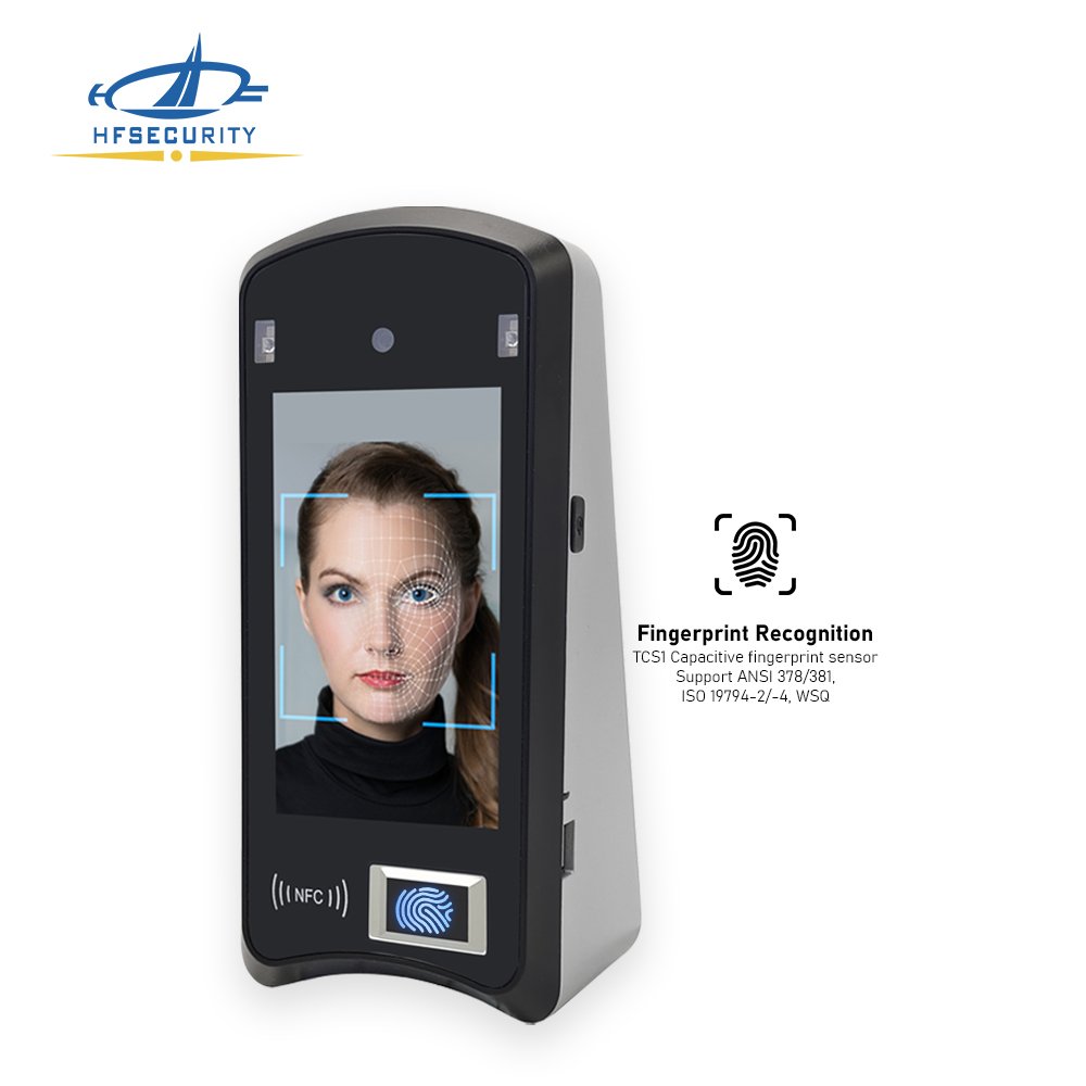 HFSecurity X05 Android Face Fingerprint RFID Card Reader Cloud Server Cameras Remote Gate Access Control System