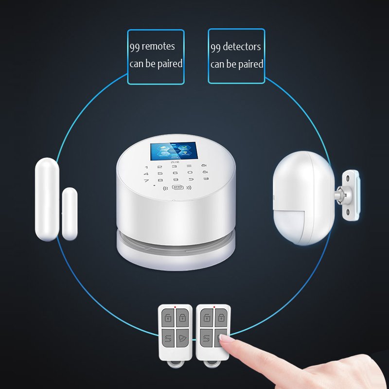 Kerui security sensor alarm system WIFI gsm alarm smart home security alarm system kit